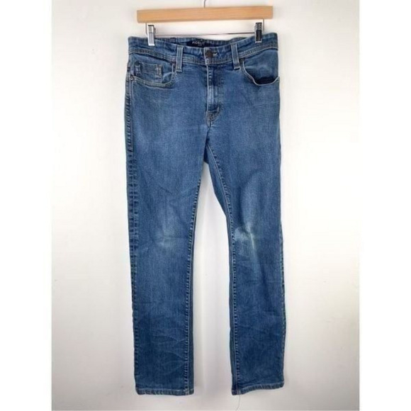 Fidelity Denim Jimmy Slim‎ Straight Halo Rinse Blue Jeans Size 32 - Picture 2 of 12